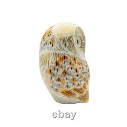 Royal Crown Derby Winter Owl Paperweight