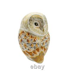 Royal Crown Derby Winter Owl Paperweight