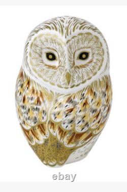 Royal Crown Derby Winter owl Paperweight, Brand new in box, Collectable