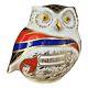 Royal Crown Derby Wise Owl Paperweight Brand New In Box Graduation