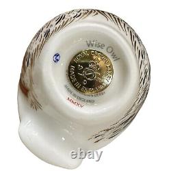 Royal Crown Derby Wise Owl Paperweight Brand new in box Graduation