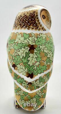 Royal Crown Derby Woodland Owl Bird Paperweight New 1st Quality
