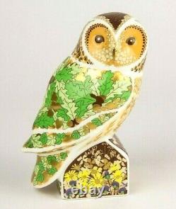 Royal Crown Derby Woodland Owl Bird Paperweight New -1st Quality Boxed