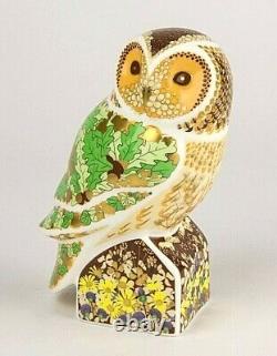 Royal Crown Derby Woodland Owl Bird Paperweight New -1st Quality Boxed