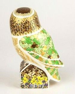 Royal Crown Derby Woodland Owl Bird Paperweight New -1st Quality Boxed