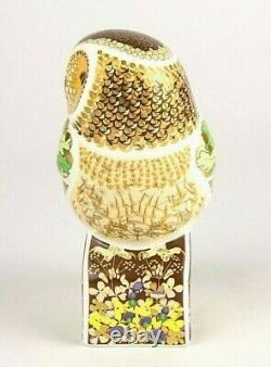 Royal Crown Derby Woodland Owl Bird Paperweight New -1st Quality Boxed