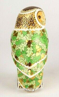 Royal Crown Derby Woodland Owl Bird Paperweight New -1st Quality Boxed