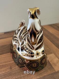 Royal Crown Derby Zebra Paperweight 1995 LV111 Silver Stopper No Box