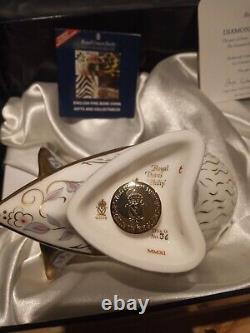 Royal Crown Derby limited edition diamond Jubilee Doves, first rare