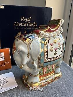 Royal Crown Derby paperweight MULBERRY HALL INDIAN ELEPHANT Ltd. 324/500 Rare