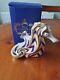 Royal Crown Derby'seahorse' Paperweight -lv 1992 Gold Stopper In Original Box
