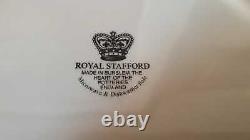 Royal Stafford England 12 Piece Dinner Set Crown King Scull 6 Plates & 6 Bowls