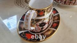 Royal crown derby 1128 gravy boat and stand 1st quality