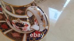 Royal crown derby 1128 gravy boat and stand 1st quality