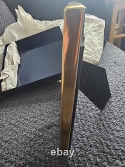 Royal crown derby 6x4inch solid gold band photo frame