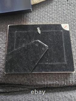 Royal crown derby 6x4inch solid gold band photo frame