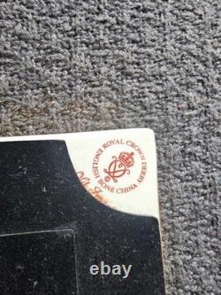 Royal crown derby 6x4inch solid gold band photo frame