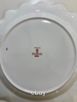 Royal crown derby Antoinette 10 inch dinner plates x 6