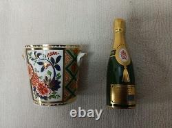 Royal crown derby Miniatures, Champagne Bottle And Ice Bucket