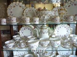 Royal crown derby Royal Antoinette fruit saucers x 6