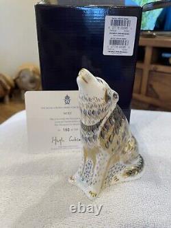 Royal crown derby Wolf X 2