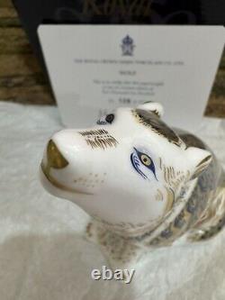 Royal crown derby Wolf X 2