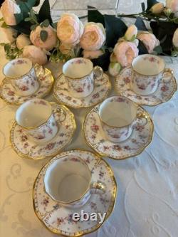 Royal crown derby coffee cups and saucers x 6