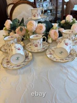 Royal crown derby coffee cups and saucers x 6