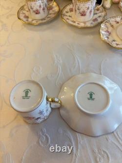 Royal crown derby coffee cups and saucers x 6