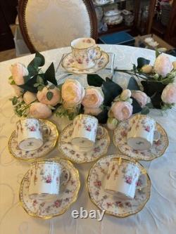 Royal crown derby coffee cups and saucers x 6