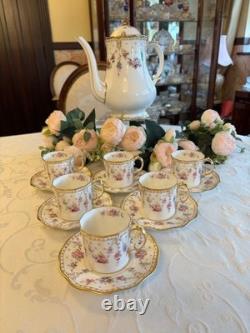 Royal crown derby coffee cups and saucers x 6