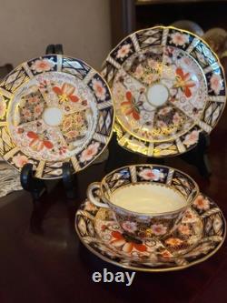 Royal crown derby imari 2451 4piece set
