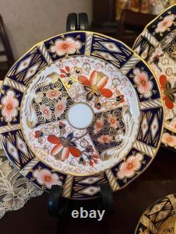 Royal crown derby imari 2451 4piece set