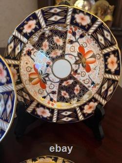 Royal crown derby imari 2451 4piece set