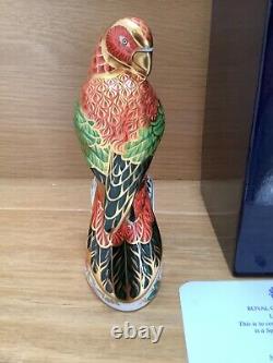 Royal crown derby lorikeet Paperweight Ltd edition 2500 this one is number 233