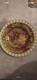 Royal Crown Derby Plate Paradise Maroon Red And Gold Gilt
