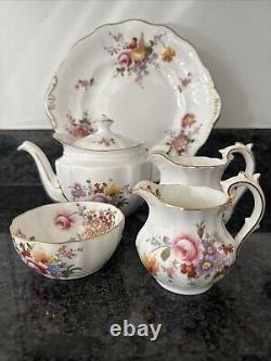 Royal crown derby posies Small Tea Pot, Jugs, Bowl & Cake Plate VGC