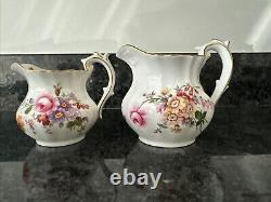 Royal crown derby posies Small Tea Pot, Jugs, Bowl & Cake Plate VGC