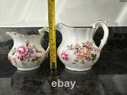 Royal crown derby posies Small Tea Pot, Jugs, Bowl & Cake Plate VGC