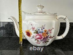 Royal crown derby posies X Large Tea Pot, Jugs, Jam Pot & Plate UNUSED