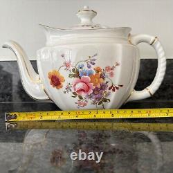 Royal crown derby posies X Large Tea Pot, Jugs, Jam Pot & Plate UNUSED