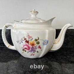 Royal crown derby posies X Large Tea Pot, Jugs, Jam Pot & Plate UNUSED