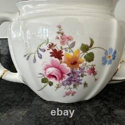 Royal crown derby posies X Large Tea Pot, Jugs, Jam Pot & Plate UNUSED