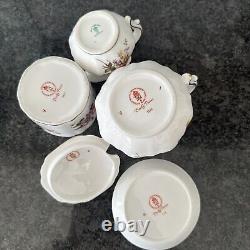 Royal crown derby posies X Large Tea Pot, Jugs, Jam Pot & Plate UNUSED