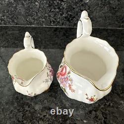 Royal crown derby posies X Large Tea Pot, Jugs, Jam Pot & Plate UNUSED