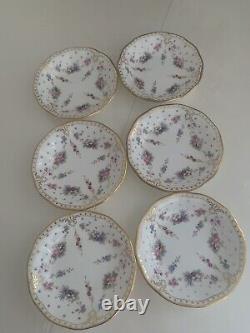 Royal crown derby royal antoinette Fruit Saucers X 6 First Quality