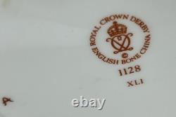 Set of 4 x Royal Crown Derby Old Imari Pattern 1128 Bone China Tea / Side Plates