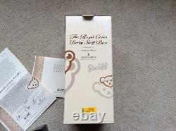 Steiff Bear Royal Crown Derby Teddy Set Limited Edition Mint Boxed New