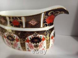 Superb Royal Crown Derby 1128 Sauce Boat First Quality'As-New' Condition