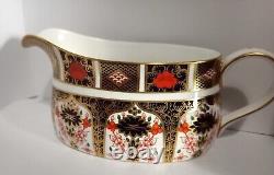 Superb Royal Crown Derby 1128 Sauce Boat First Quality'As-New' Condition